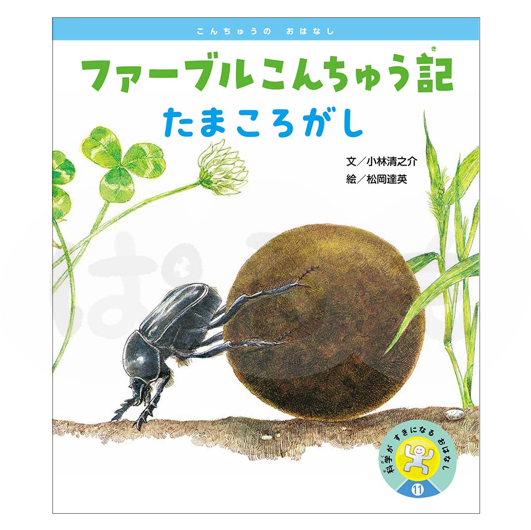 科学がすきになるおはなし⑪ 2025年度2月号〈こんちゅうのおはなし〉「ファーブルこんちゅう記 たまころがし」