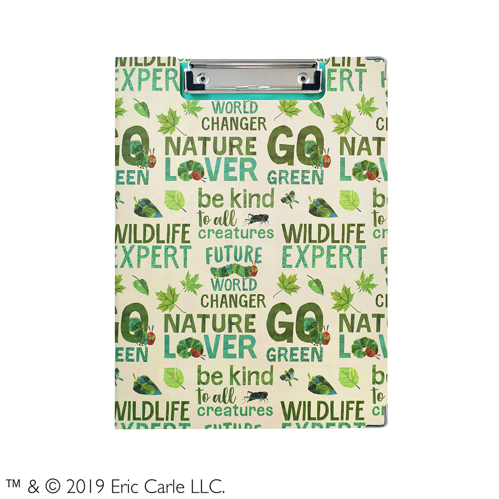 クリップボード　はらぺこあおむし NATURE LOVER グリーン