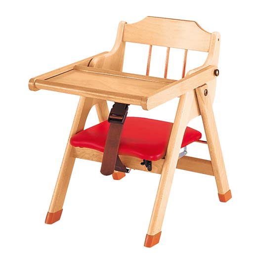 木製乳児用椅子