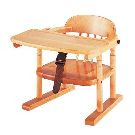 木製乳児用椅子C