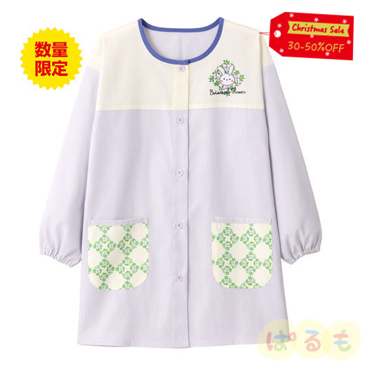 【セール】ボタニカルうさぎスモック 4L~5L