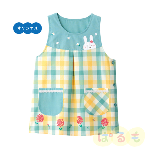 はなはなうさぎエプロン（るんるん）