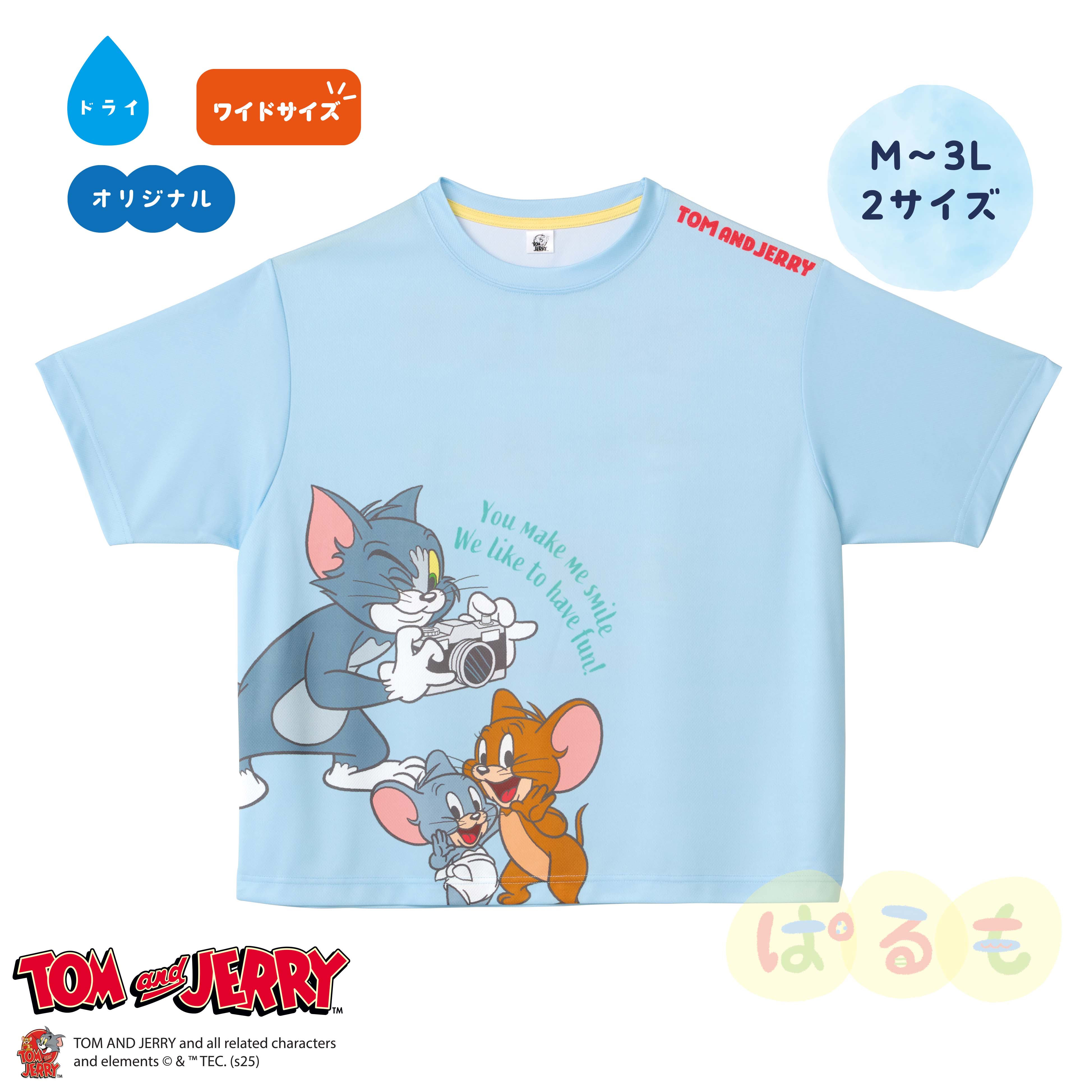 カメラTシャツ（トムとジェリー）