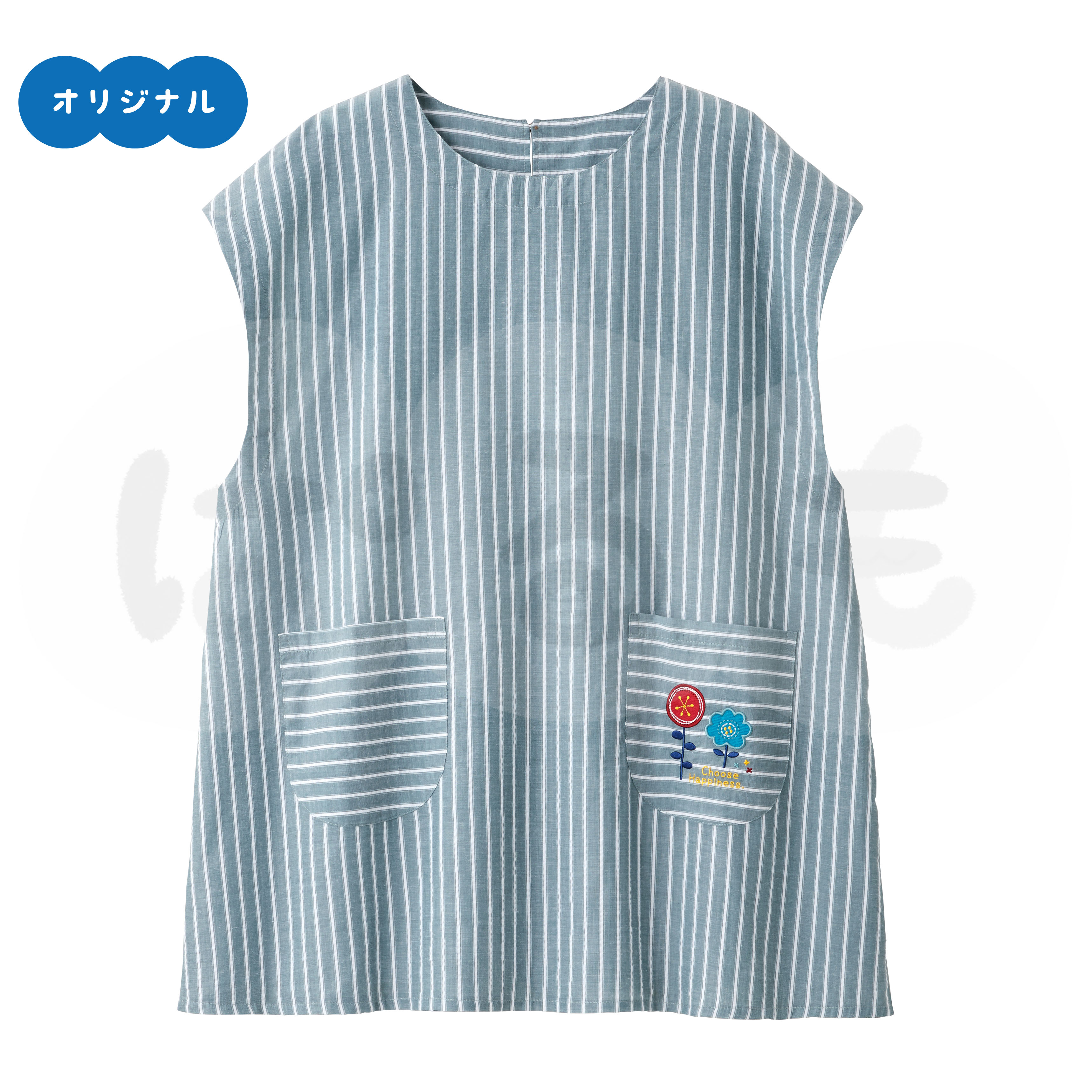 ポケットにお花チュニック